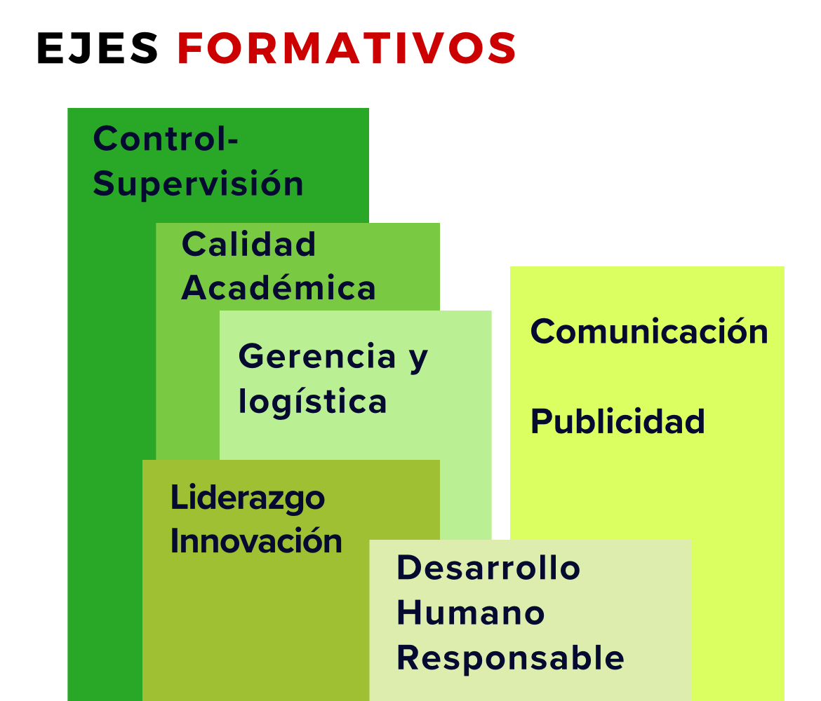 Ejes de formación Administracion de Epresas